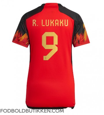 Belgien Romelu Lukaku #9 Hjemmebanetrøje Dame VM 2022 Kortærmet